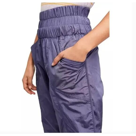 Free People Movement M Way Home Joggers Purple Athleisure Gym Workout Sporty Y2K - Picture 4 of 10